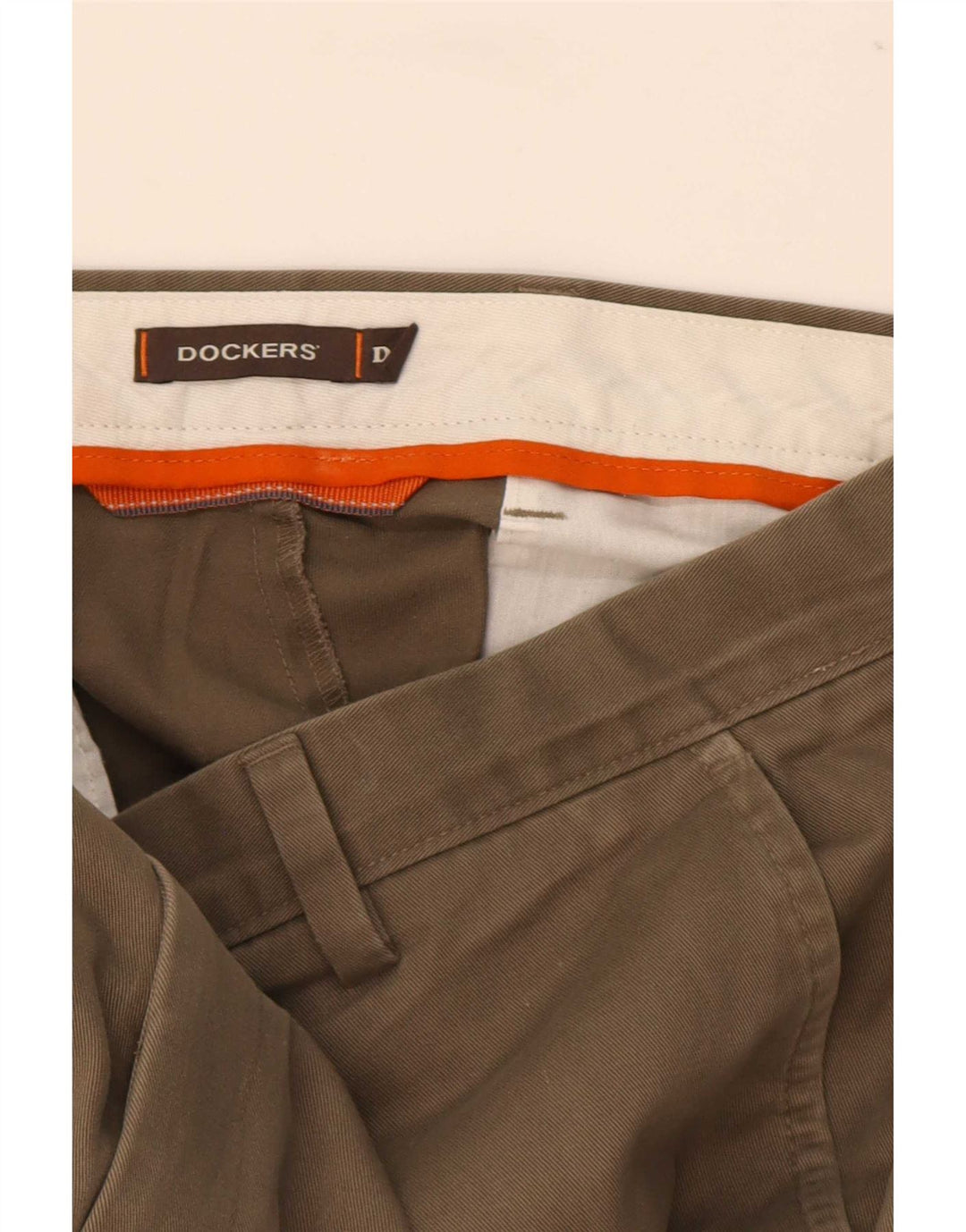 Calça cargo masculina Dockers reta W38 L32 algodão cáqui