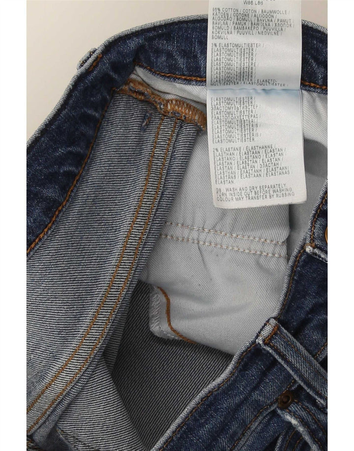 Lee Mens Brooklyn Straight Jeans W34 L29 Azul Algodão