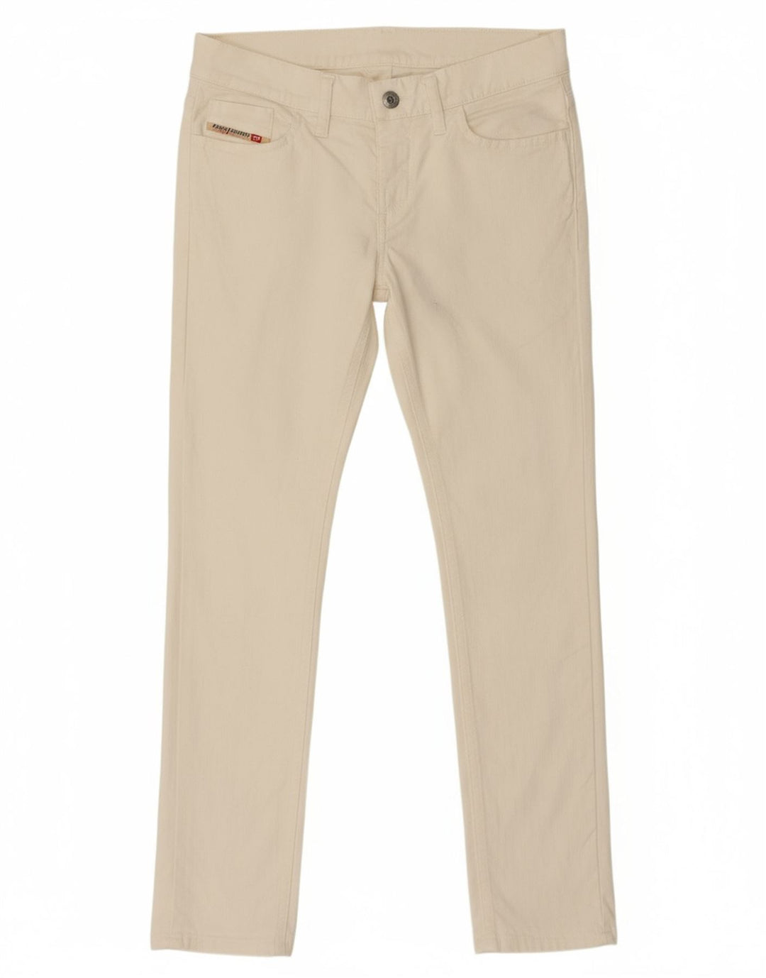 DIESEL Jeans Slim Feminino W25 L27 Algodão Branco