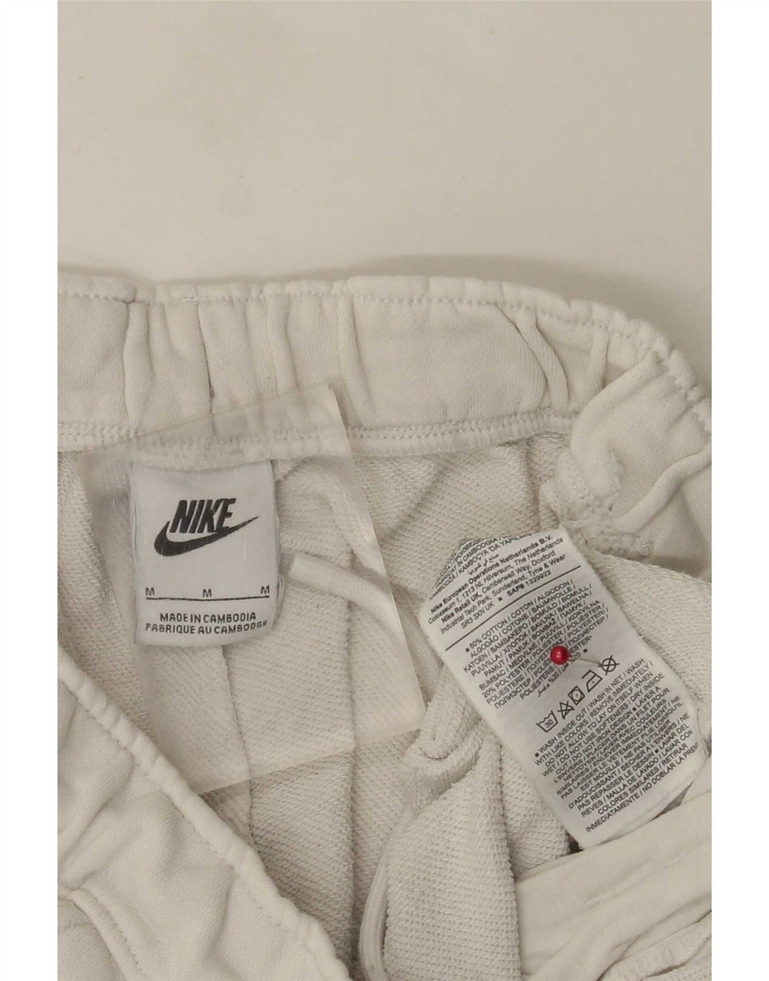 Calça esportiva masculina Nike Graphic Joggers médio branco colorblock