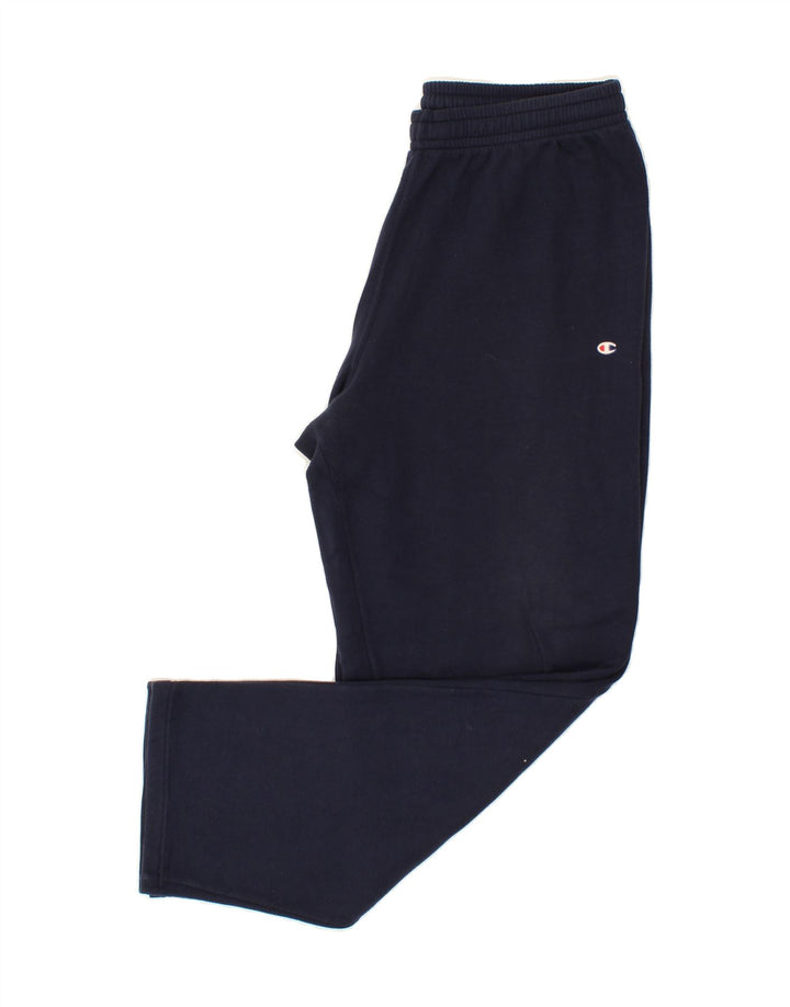 CHAMPION Mens Tracksuit Trousers XL Navy Blue Cotton Vintage Champion and Second-Hand Champion from Messina Hembry 