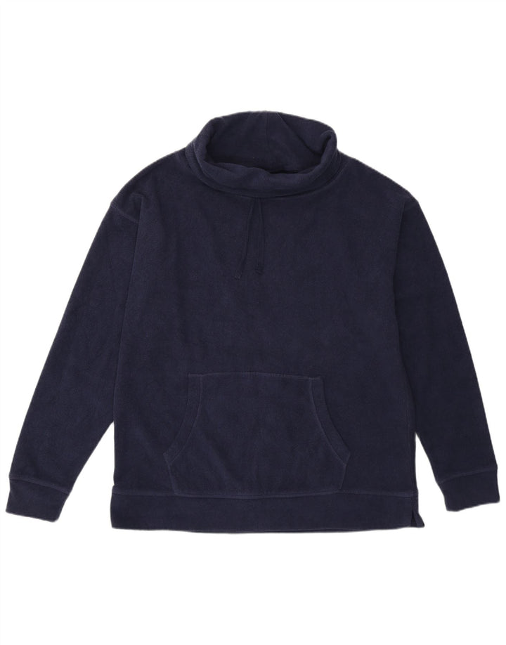 Suéter feminino Fat Face com ajuste relaxado Reino Unido 14 médio azul marinho