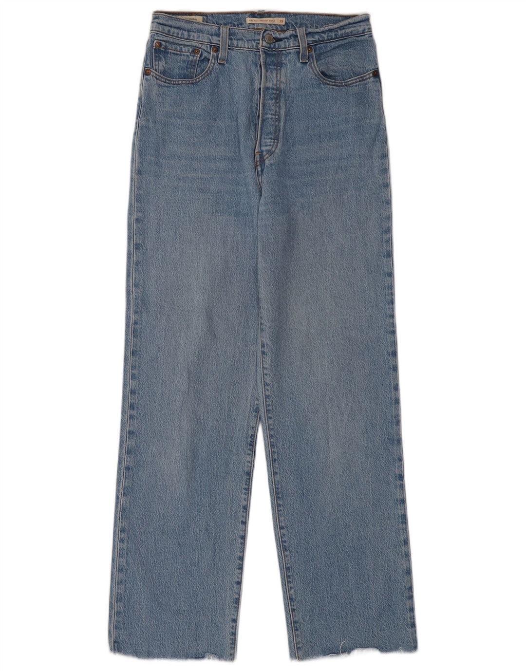 Jeans feminino Levi's Ribcage Straight W29 L30 Azul