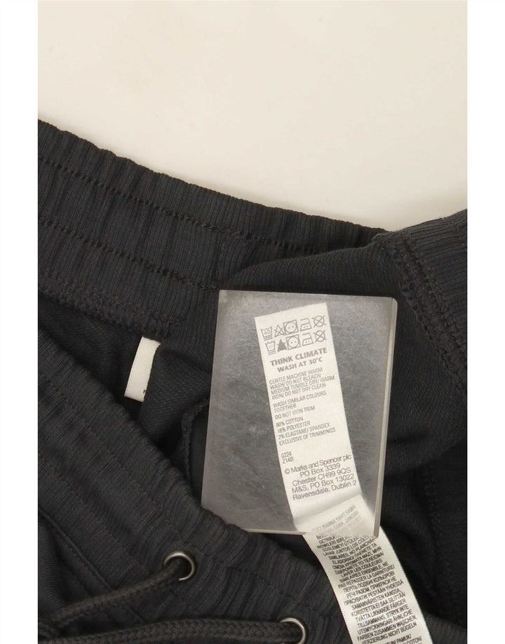 Calça de treino feminina Marks & Spencer Reino Unido 16 grande algodão cinza