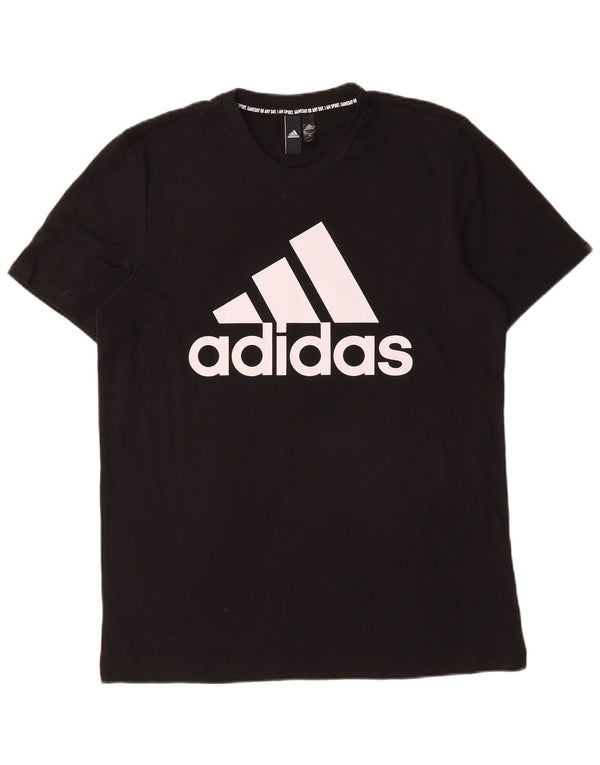 Camiseta Adidas Masculina Graphic Top Médio Algodão Preto
