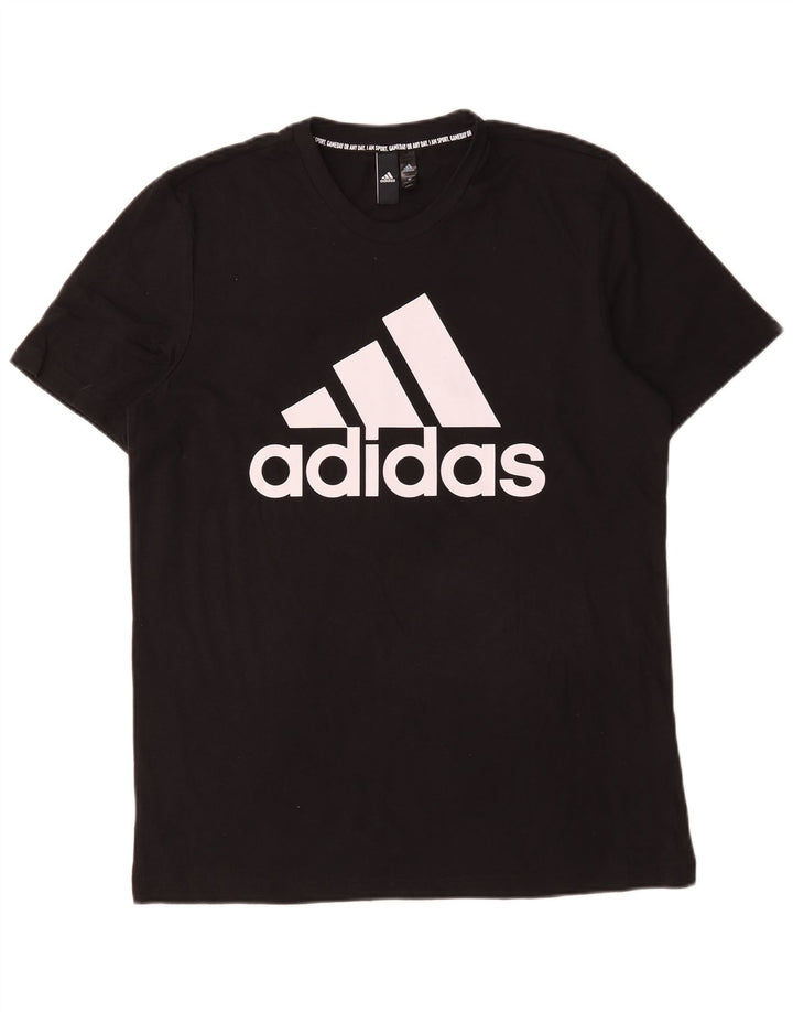 Camiseta Adidas Masculina Graphic Top Médio Algodão Preto