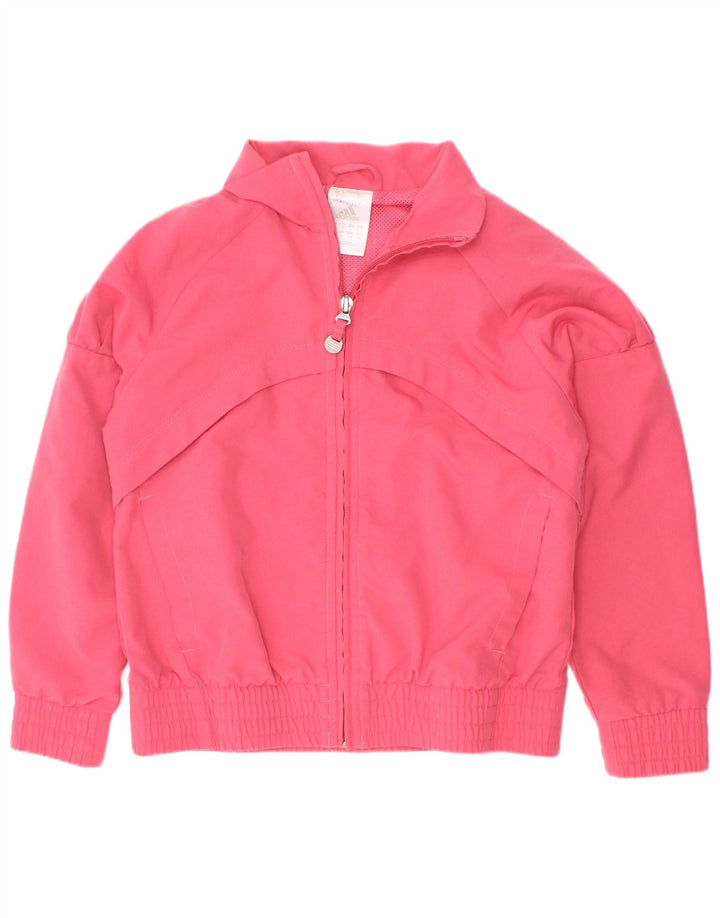 Jaqueta Adidas Meninas Treino Top 5-6 Anos Poliéster Rosa