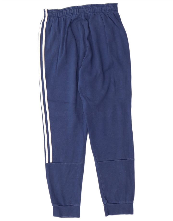 ADIDAS Calça de treino masculina Joggers médio azul algodão
