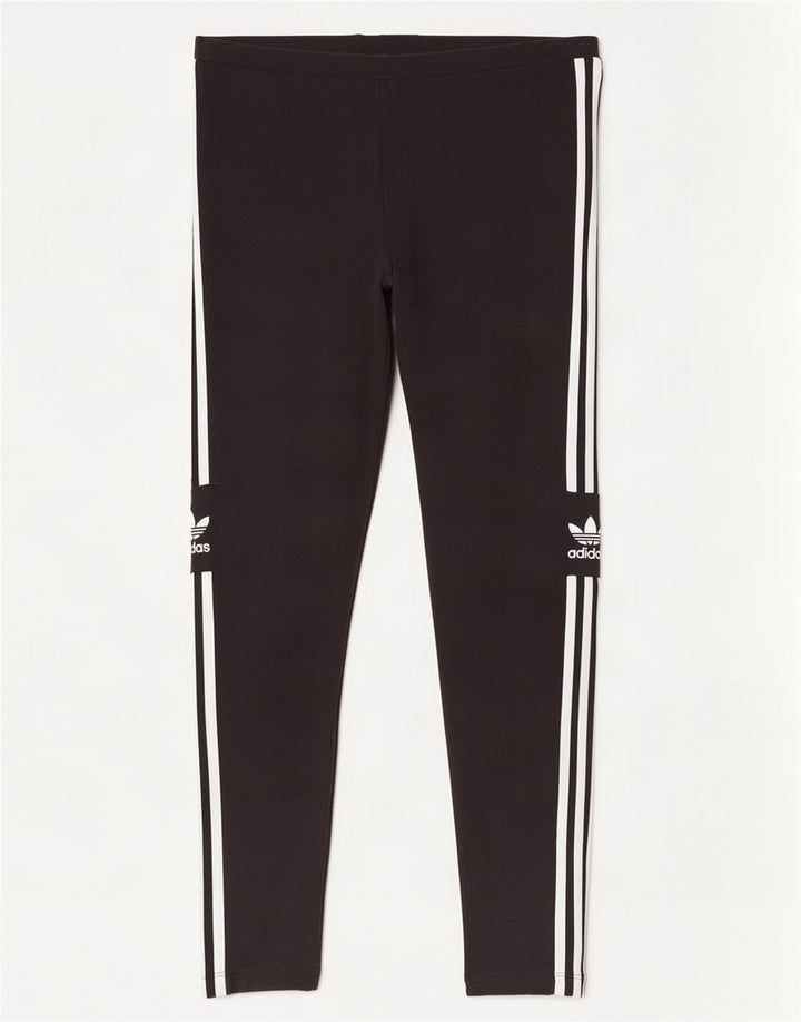 Leggings Adidas Femininas UK 20 2XL Algodão Preto