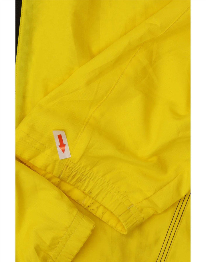 Adidas Mens Clima Proof Rain Jacket UK 40 Grande Poliéster Amarelo