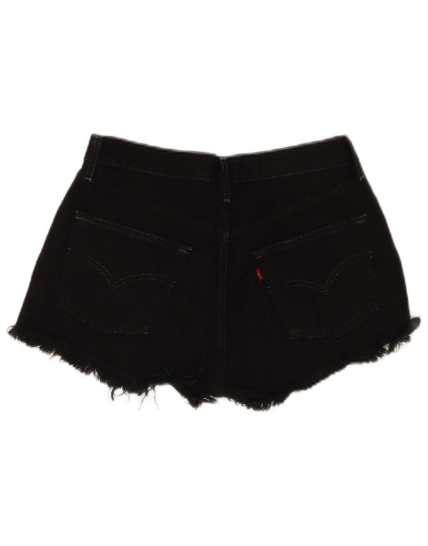Shorts jeans feminino Levi's W28 médio preto