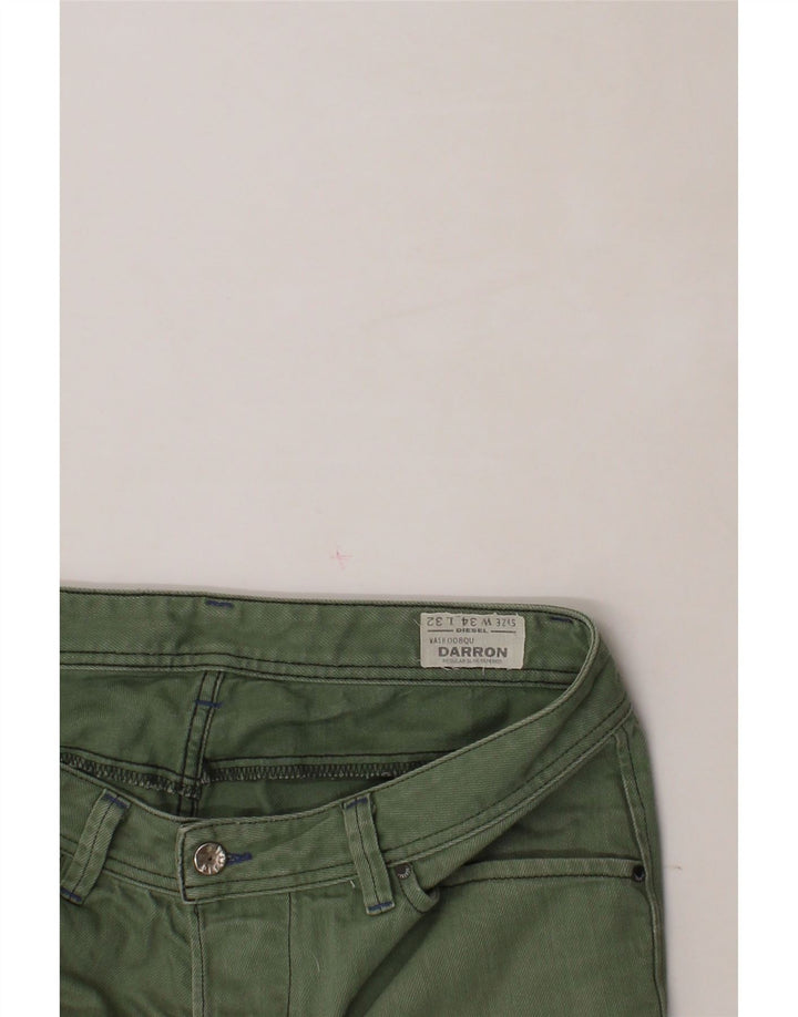 DIESEL Womens Darron Regular Slim Tapered Jeans W34 L25 Green Vintage Diesel and Second-Hand Diesel from Messina Hembry 