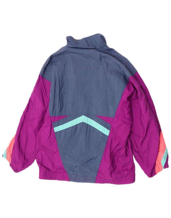 Diadora Womens Tracksuit Top Jacket Médio Multicolorido Colourblock Retro