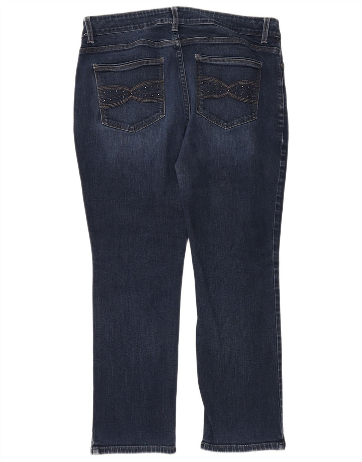 Calça jeans reta feminina LEE Perfect Fit W36 L29 algodão azul