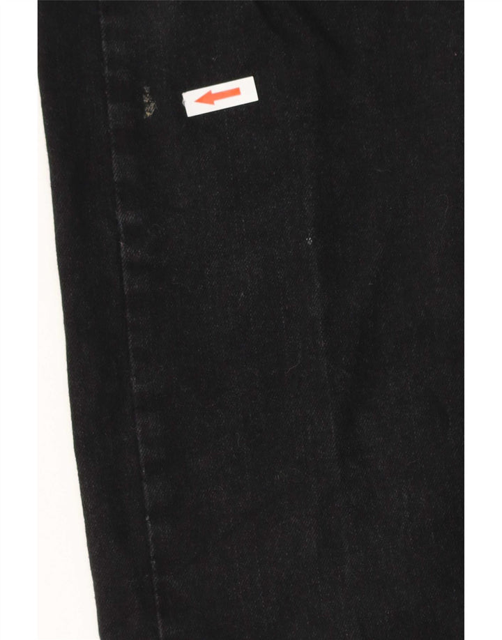 Lee Mens Regular Fit Straight Jeans W30 L32 Algodão Preto