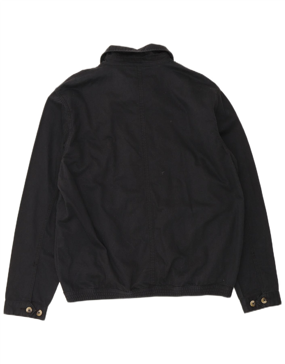 Jaqueta bomber masculina Marks & Spencer Blue Harbor Reino Unido 40 grande algodão preto