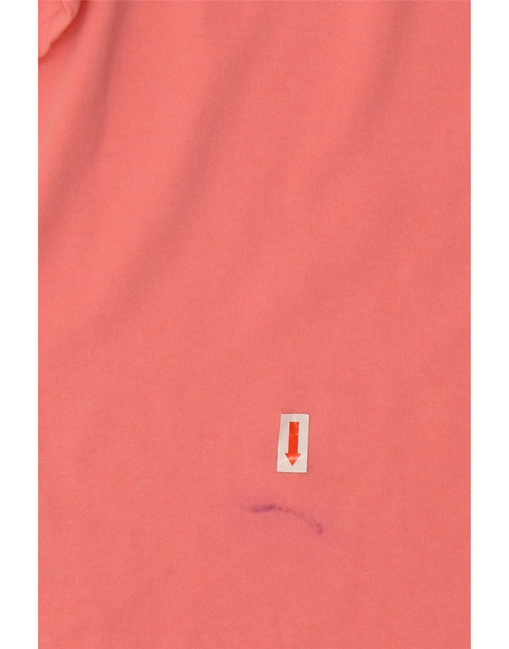 Camiseta gráfica masculina NIKE Top pequeno algodão rosa