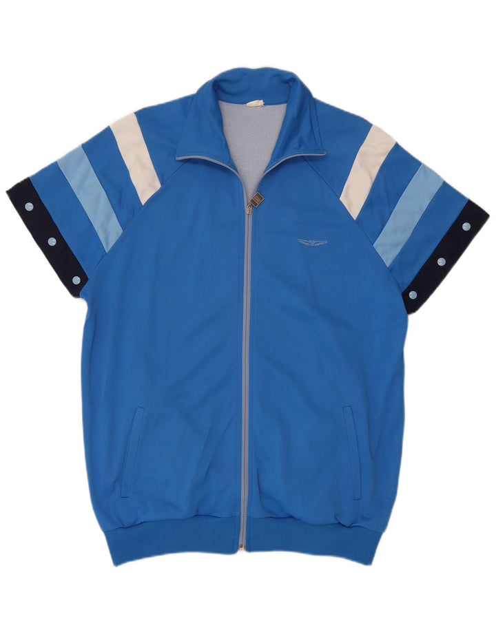 Jaqueta masculina de agasalho CAMPAGNOLO IT 56 2XL azul colorblock