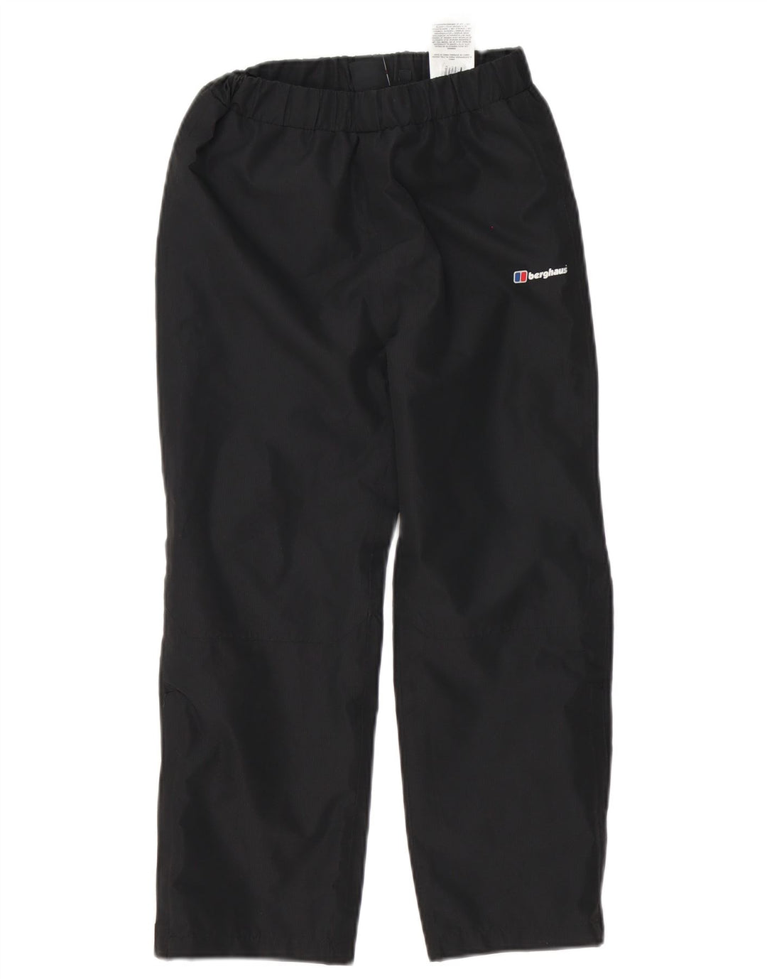 Calça corta-vento Berghaus Boys 7-8 anos poliéster preto
