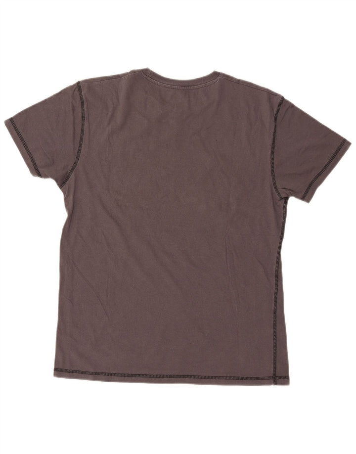 Hard Rock Cafe Mens Nice Graphic T-Shirt Top Médio Algodão Cinza