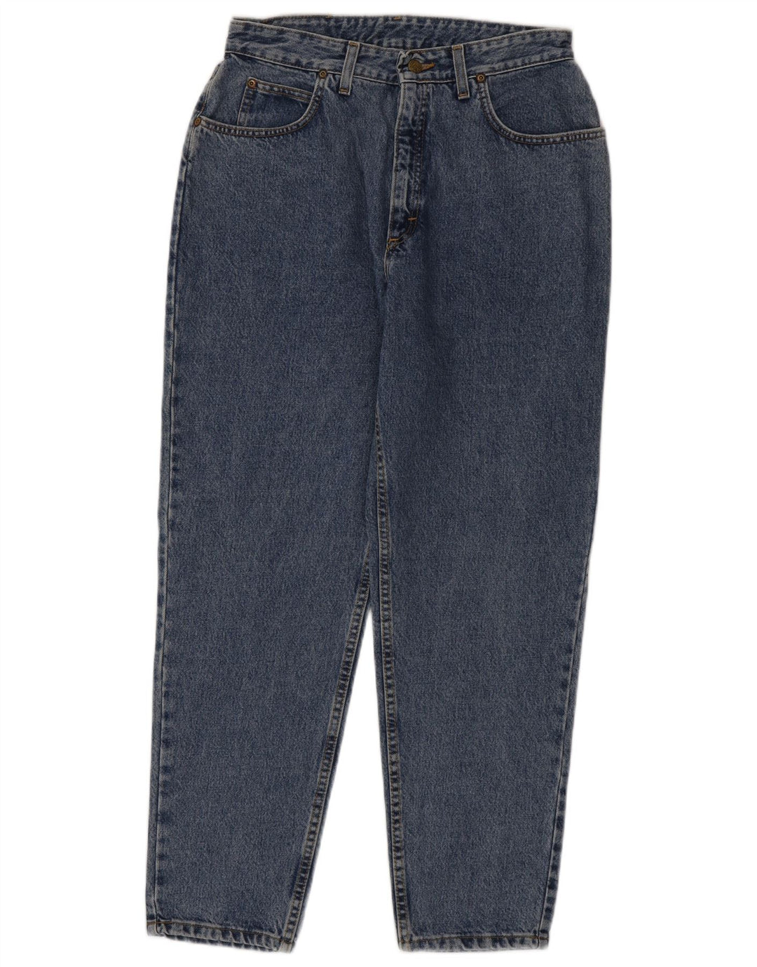 Calça jeans feminina de cintura alta LEE W34 L29 algodão azul