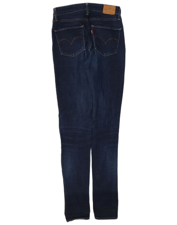 Calça jeans feminina Levi's 721 High Rise Skinny W27 L32 azul marinho algodão