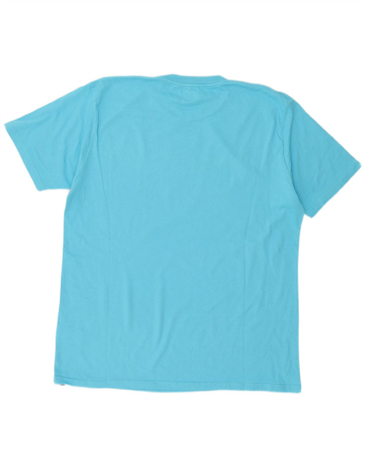 Camiseta gráfica masculina DC Top XL algodão azul