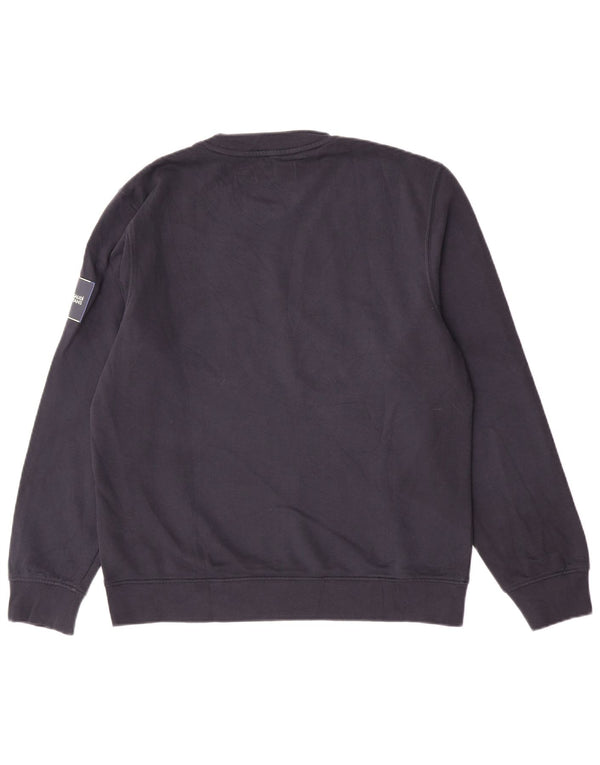 Gaudi Mens Sweatshirt Jumper Medium Navy Blue Cotton