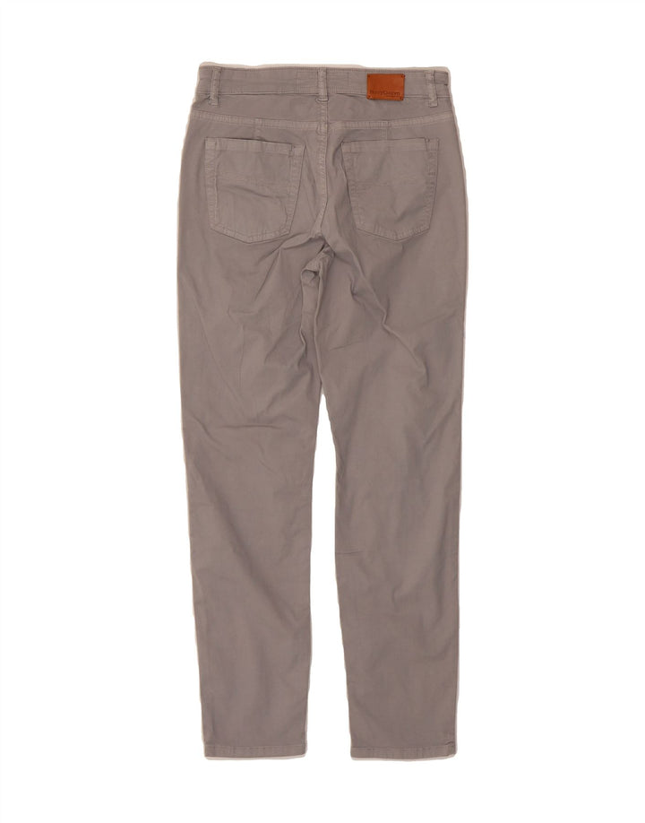 HENRY COTTONS Womens Slim Casual Trousers W26 L26 Grey Cotton Vintage Henry Cottons and Second-Hand Henry Cottons from Messina Hembry 