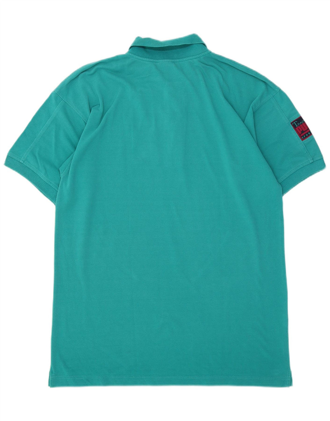 Camisa polo masculina PUMA UK 38/40 algodão turquesa médio