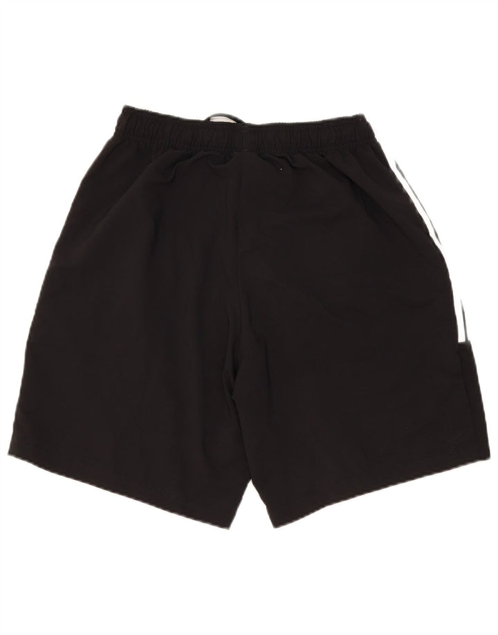 Shorts esportivos masculinos Adidas médio preto poliéster