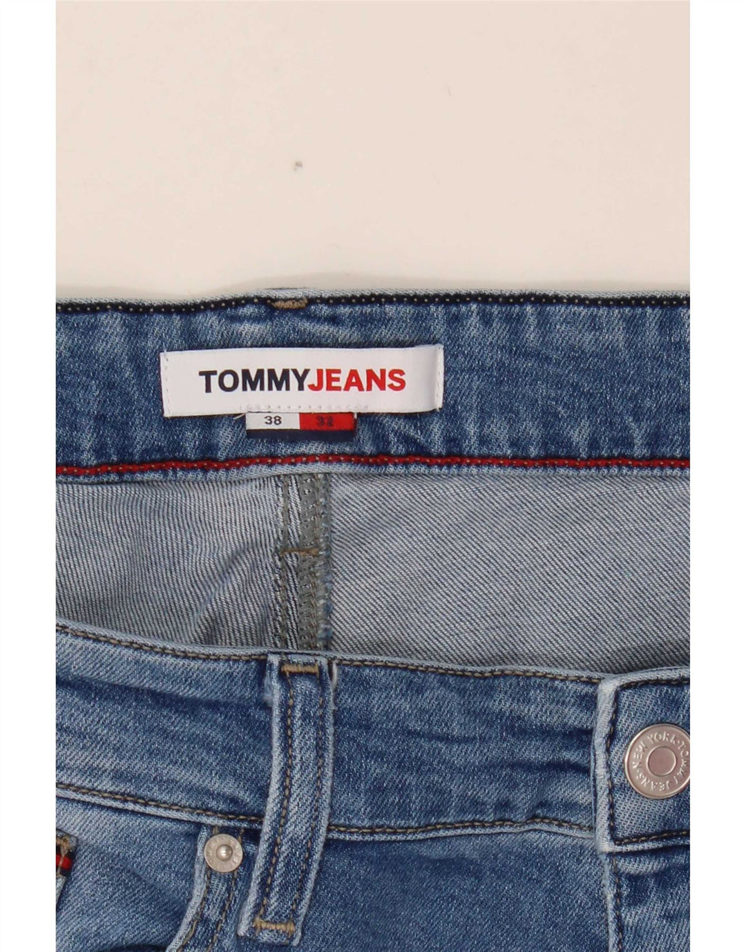 Tommy Hilfiger Mens Jeans Slim W38 L29 Azul