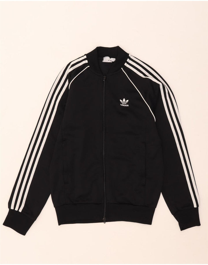 Adidas Mens Treino Top Jacket Pequeno Poliéster Preto