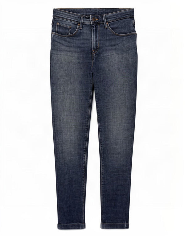 Jeans skinny feminino Levi's US 6 médio W28 L26 algodão azul