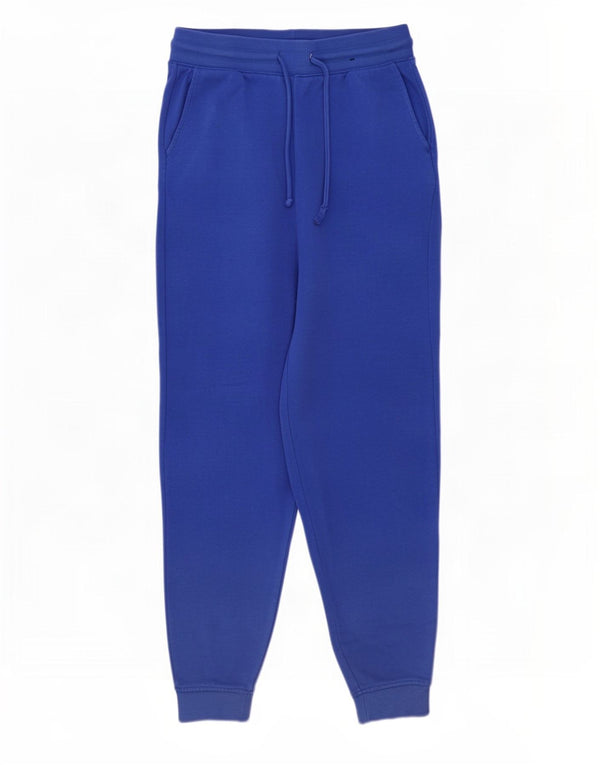 Calça esportiva feminina Marks & Spencer Joggers Reino Unido 10 algodão azul pequeno