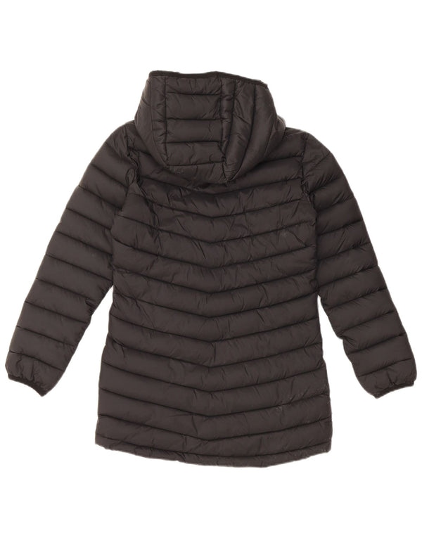 Jaqueta acolchoada com capuz para meninas Berghaus 9-10 anos poliéster preto