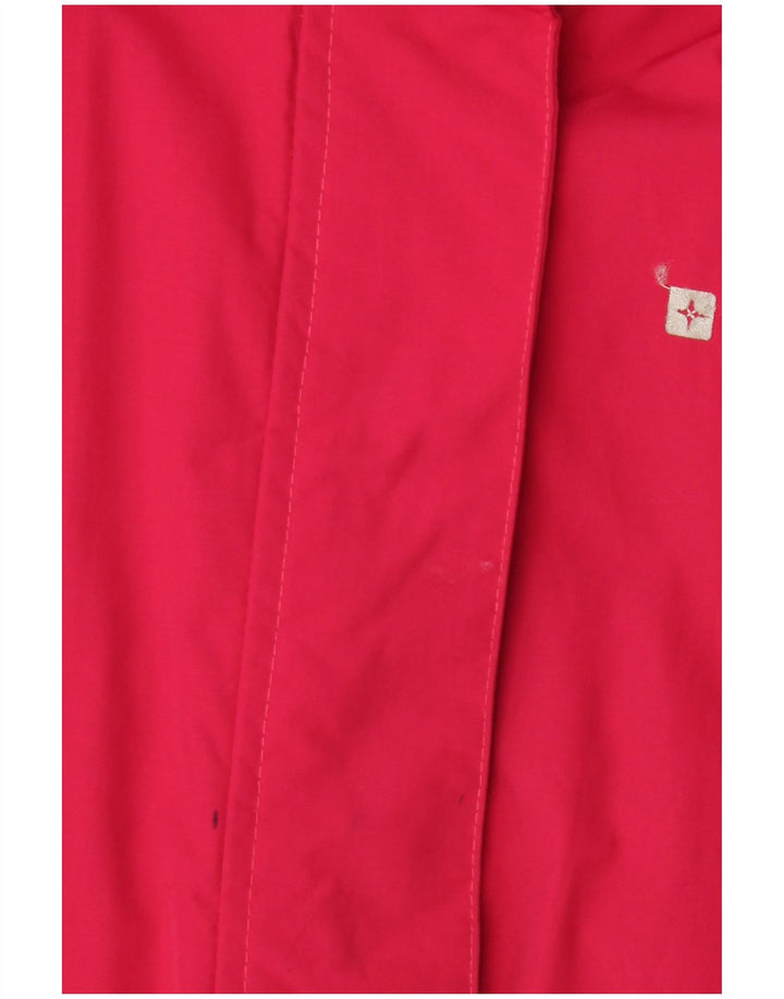 Jaqueta corta-vento feminina MOUNTAIN WAREHOUSE Reino Unido 14 grande bloco colorido vermelho