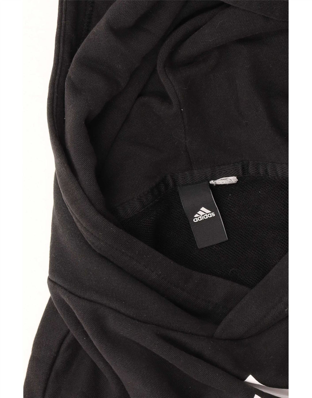 Adidas Mens Graphic Hoodie Jumper Pequeno Preto