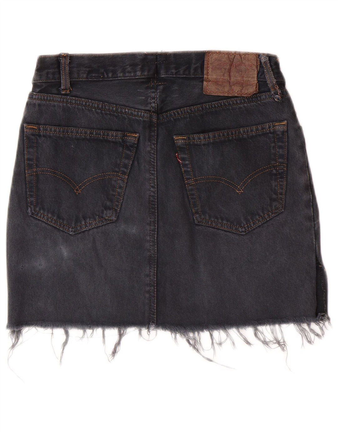 Saia jeans feminina LEVI'S W28 cinza médio