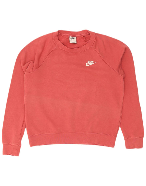 Moletom feminino Nike Jumper UK 6 XS rosa algodão