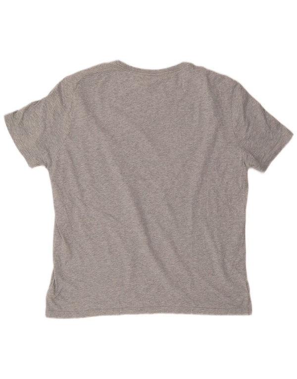 Camiseta gráfica masculina CANTERBURY 2XL algodão manchado cinza