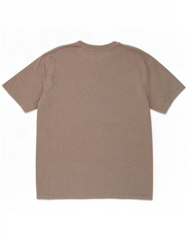 Camiseta masculina Fila Top cinza médio algodão manchado