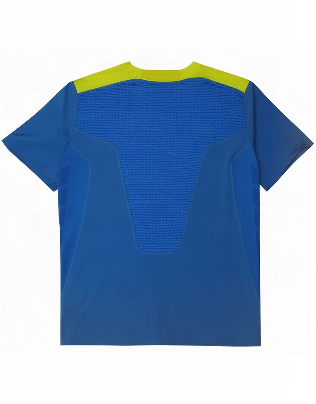 Adidas Masculino Climacool Camiseta Top Médio Azul Colourblock