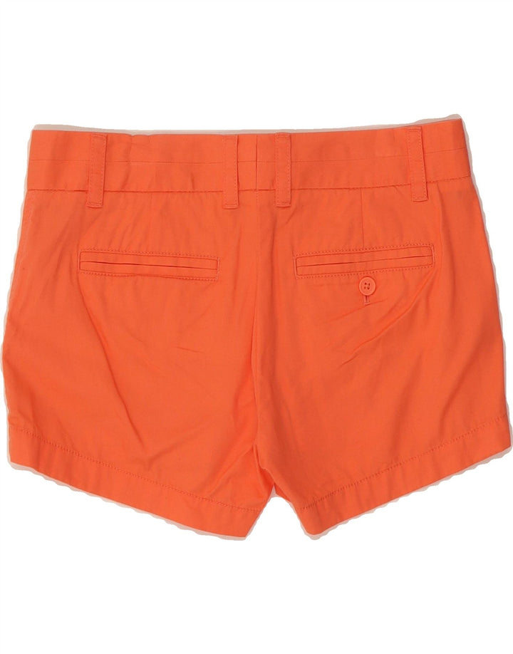 J. CREW Womens Chino Shorts US 0 XS W30 Orange Cotton Vintage J. Crew and Second-Hand J. Crew from Messina Hembry 