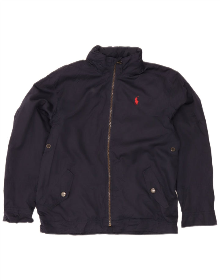 Jaqueta corta-vento masculina Polo Ralph Lauren 12-13 anos médio azul marinho