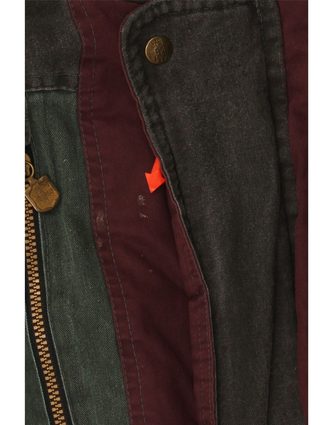 Jaqueta masculina Whisper Bomber acolchoada Reino Unido 40 grande bloco colorido verde