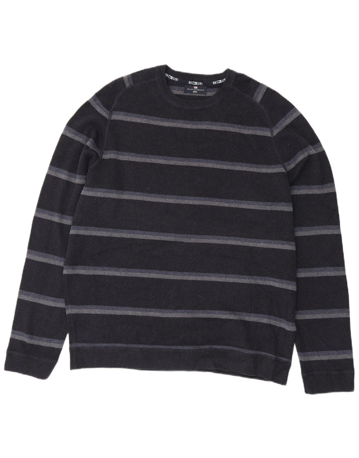 Suéter masculino Marks & Spencer Blue Harbor com gola redonda 2XL preto