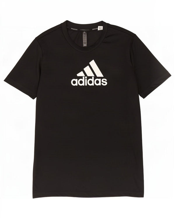 Adidas Camiseta Feminina Graphic Top UK 12/14 Médio Preto Poliéster