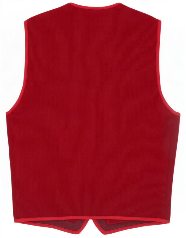 Colete Vintage Masculino Médio Borgonha
