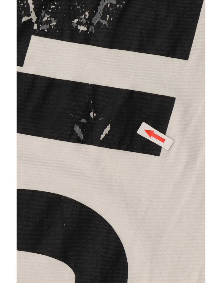 Colete gráfico masculino Nike XL branco algodão
